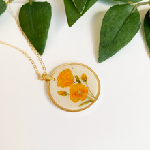 Load image into Gallery viewer, California Poppy Necklace
